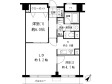 ルシマン月島の間取り図画像