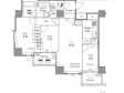 レジディアタワー目黒不動前の間取り図画像