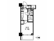 新品家具付きマンション新宿10の間取り図画像
