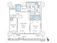 ロイヤルパークス品川の間取り図画像