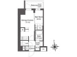 ミリアレジデンス蔵前の間取り図画像
