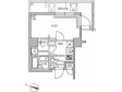 レジディア広尾Ⅱの間取り図画像