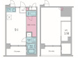 レジディア代々木IIの間取り図画像