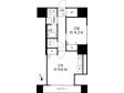 T’s garden東陽町の間取り図画像