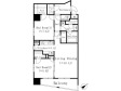 堀之内マンションの間取り図画像