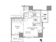レジディアタワー目黒不動前の間取り図画像