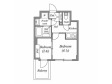 ザ・レジデンス神楽坂Ⅱの間取り図画像
