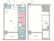 レジディア代々木IIの間取り図画像