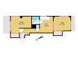 目白マンションの間取り図画像