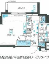 新品家具付きマンション北新宿9